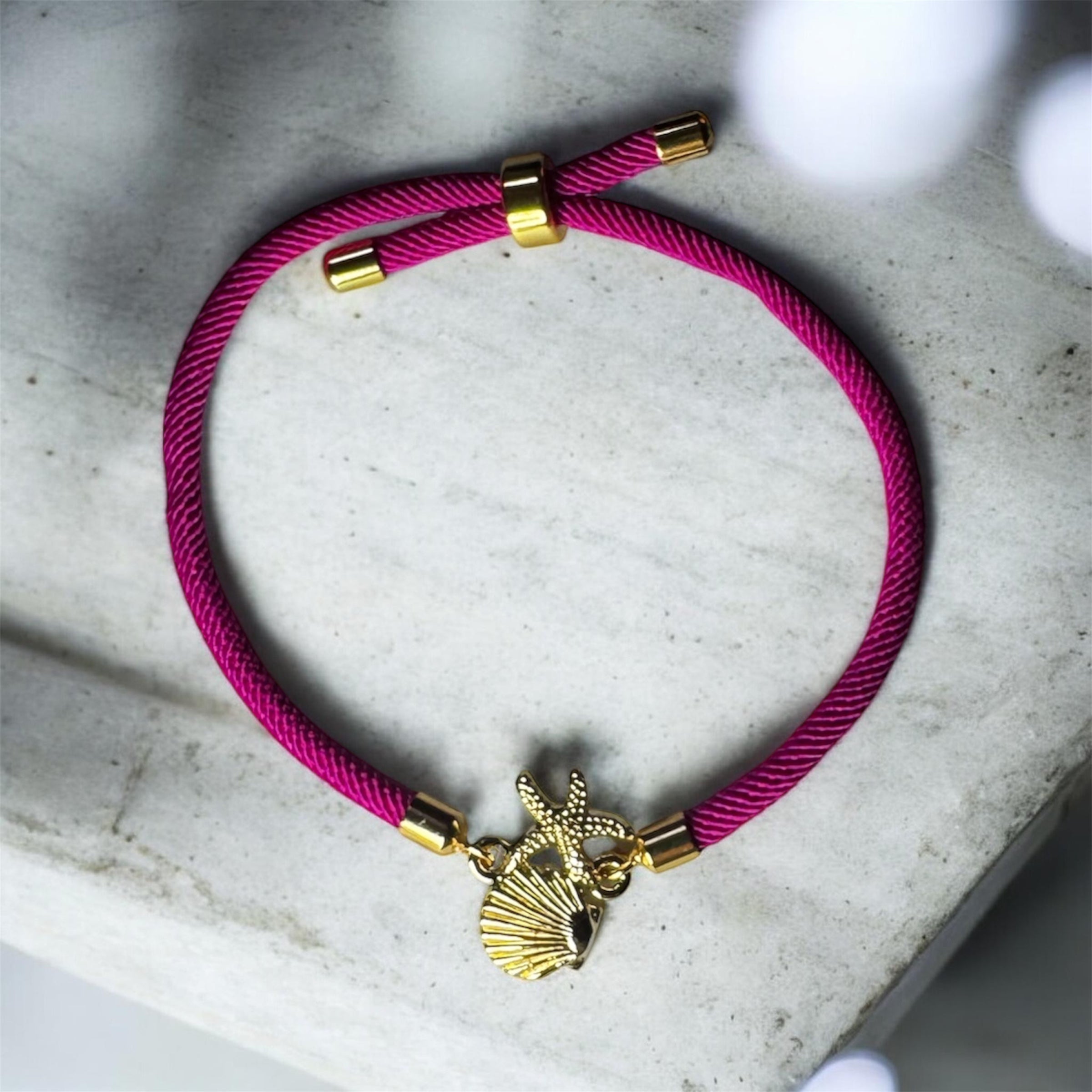 Beach Babe Bracelet - Coral